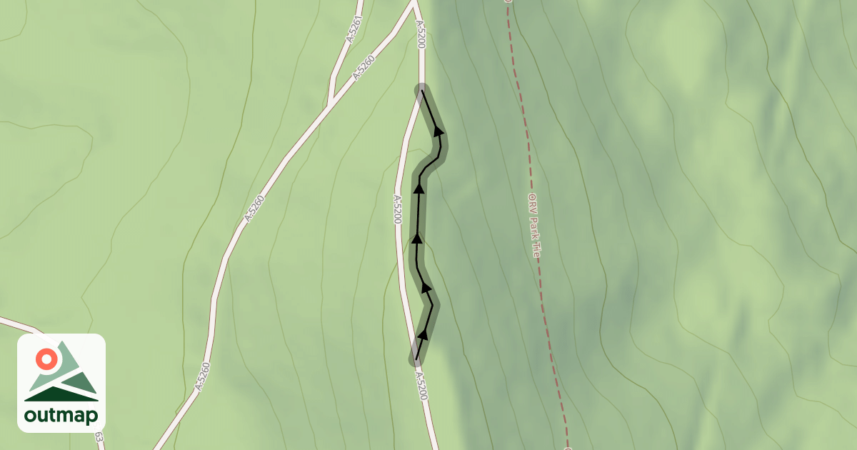 Map of Down 'N Rowdy