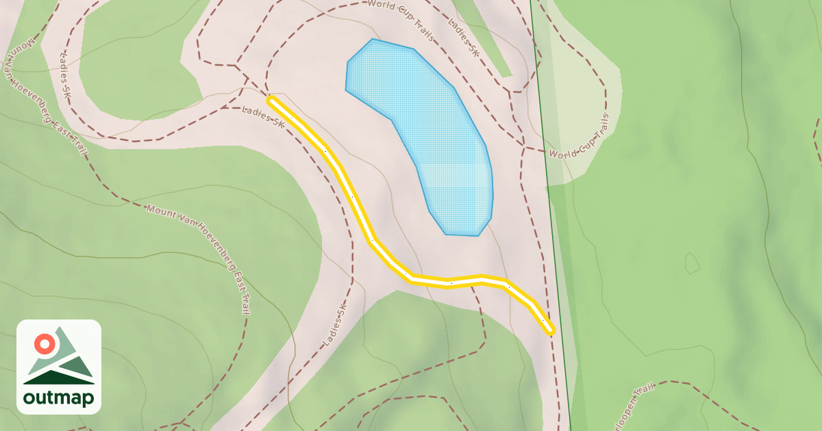 Map of World Cup Trails