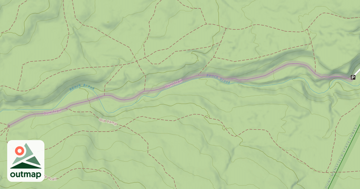Map of Burt Trail