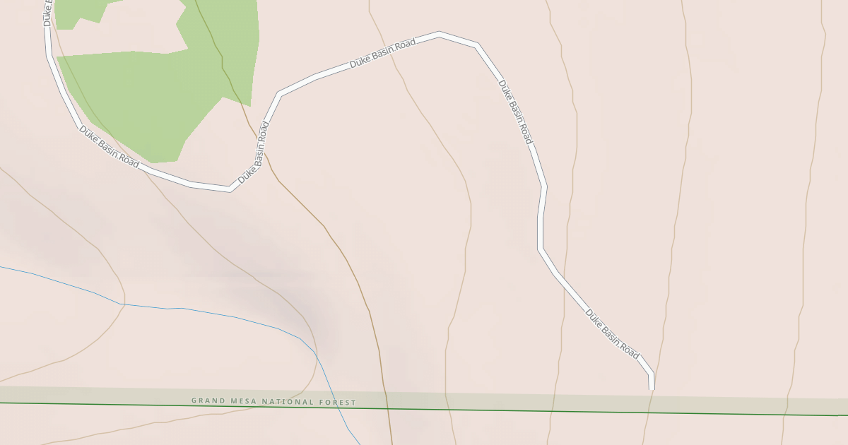 Map preview of DUKE BASIN