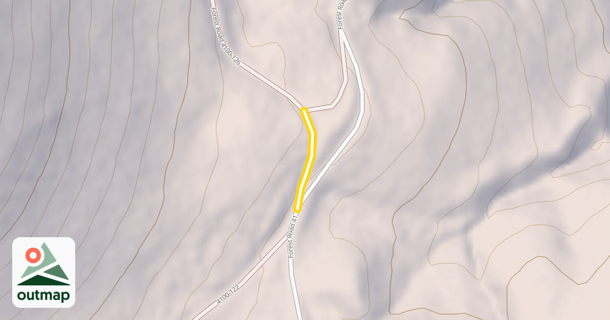 Map of Forest Road 41