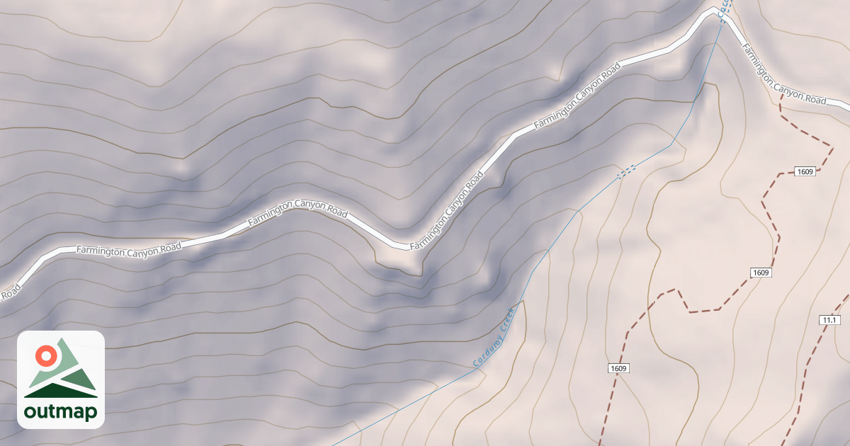 Map of FARMINGTON CANYON ATV