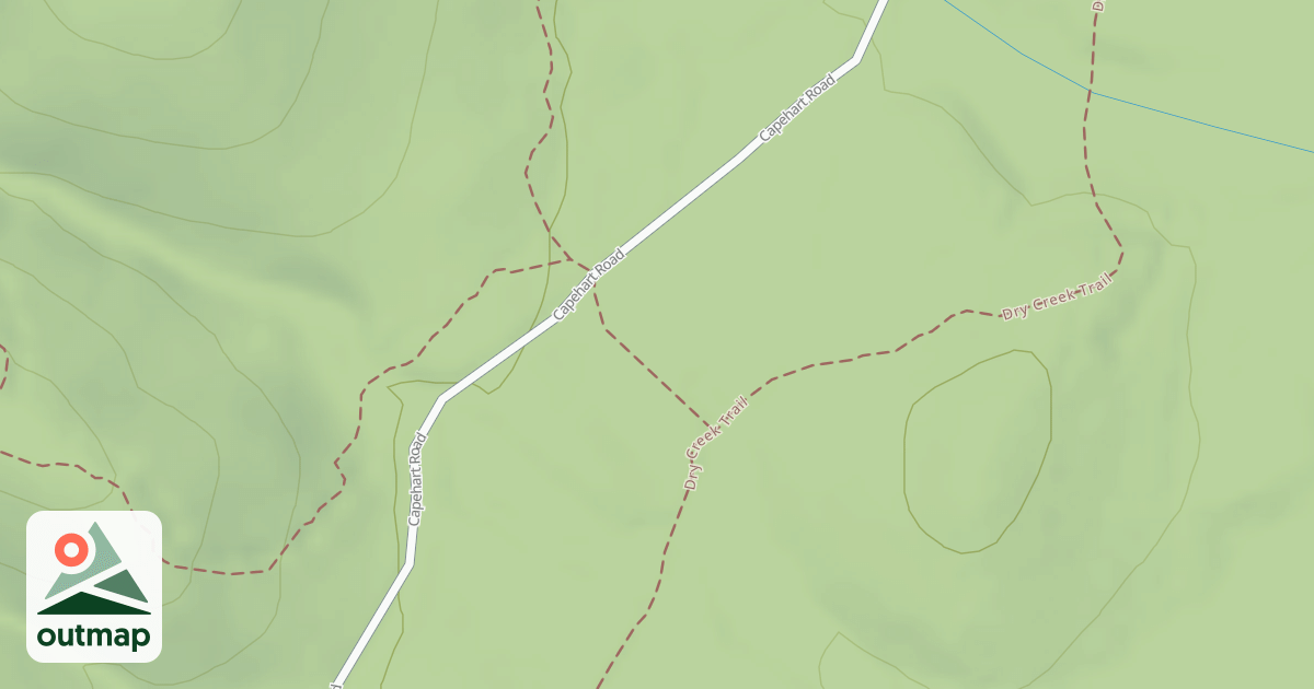 Map of USFS Motor Vehicle Use Map Trails 16051