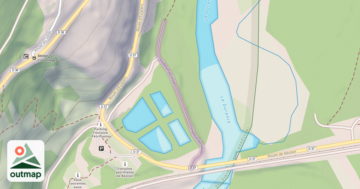 Map of Chemin du Vivier