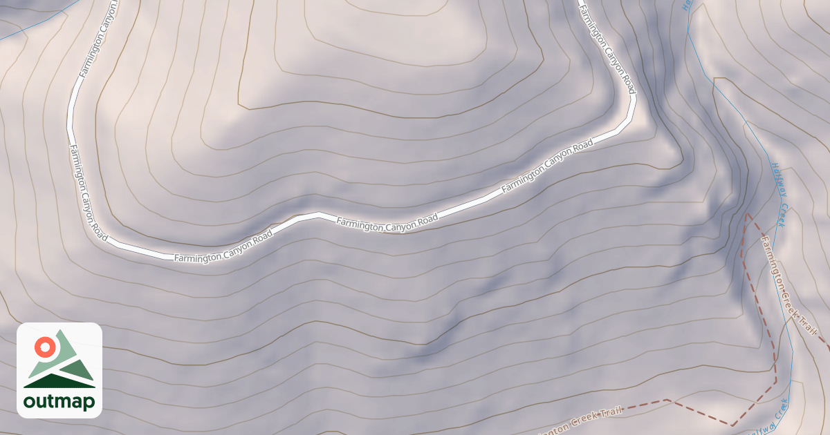 Map of FARMINGTON CANYON ATV