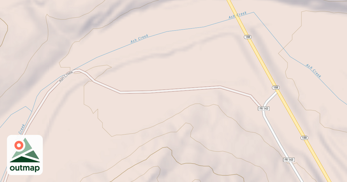 Map of ASH CREEK