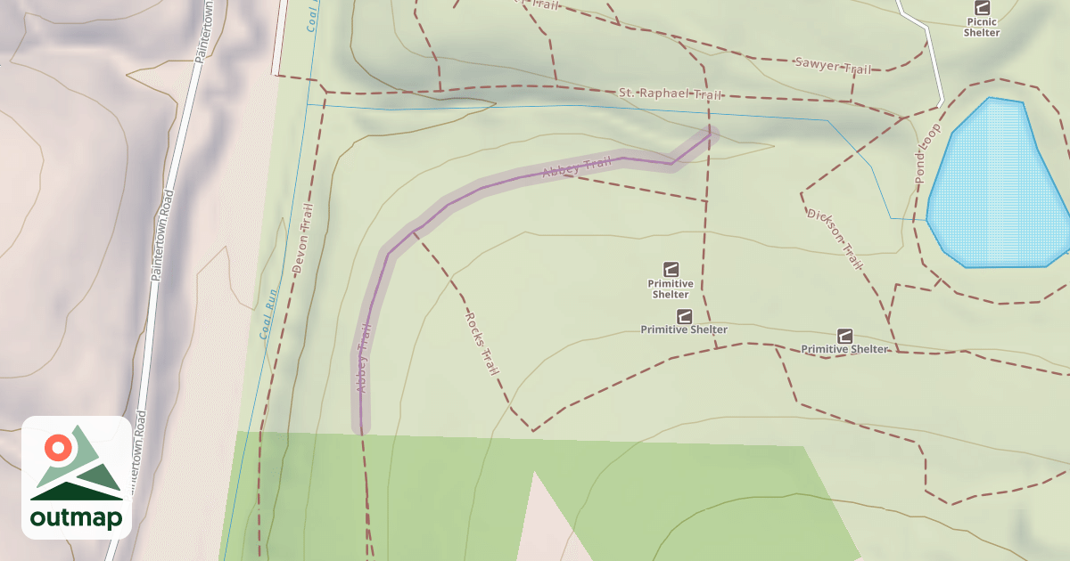 Map of Abbey Trail