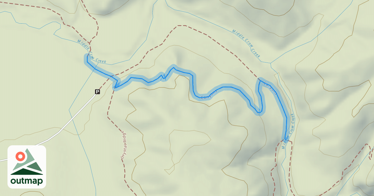 Map of Canyons