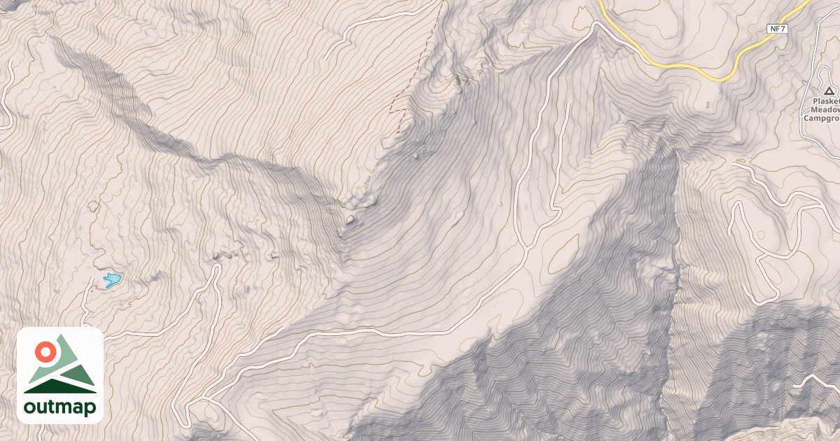 Map of BLACK BUTTE