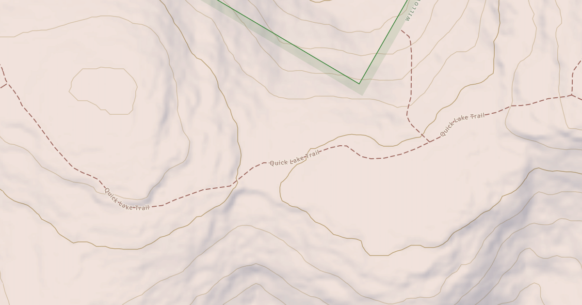 Map preview of Quick Lake Snowmoblie Trail