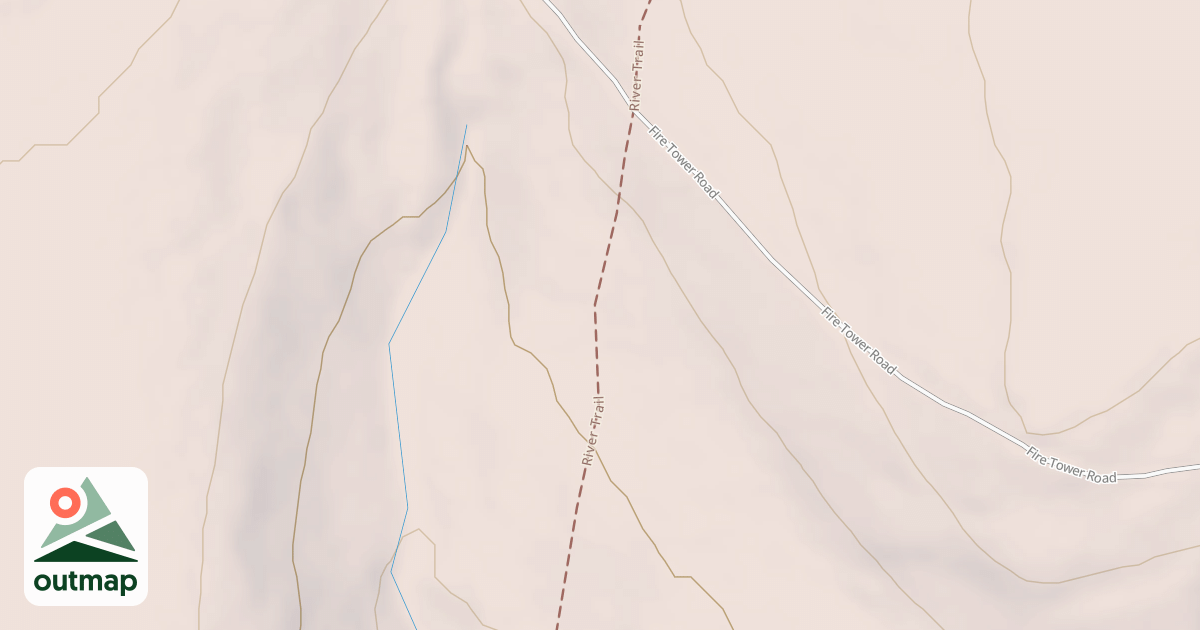 Map of Cook Forest State Park Trails