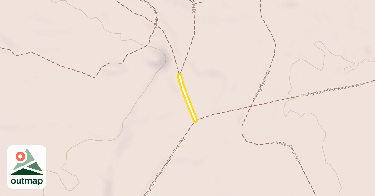 Map of Valley Spur Loops 1 & 3 (W & D)