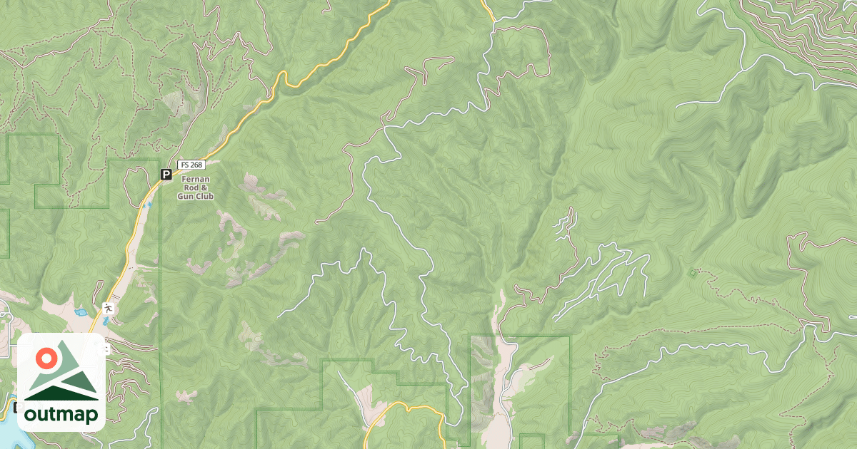 Map of BLUE CREEK