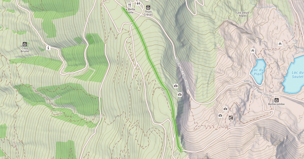 Map preview of Crêtes