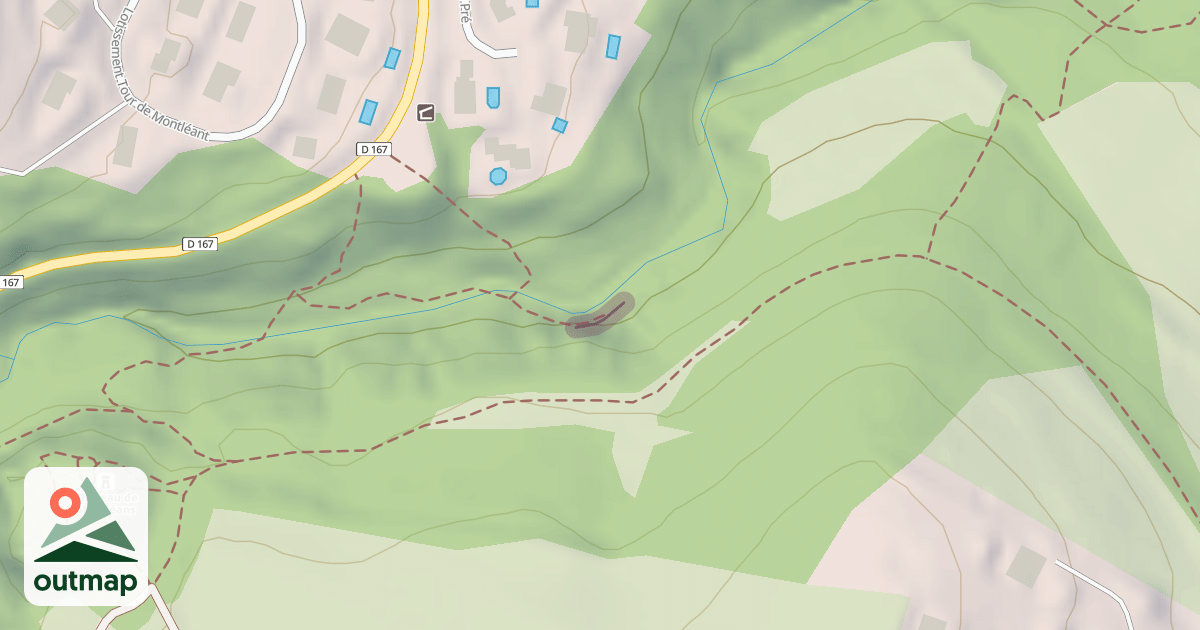Map of La Tour Montléans (secteur 4)