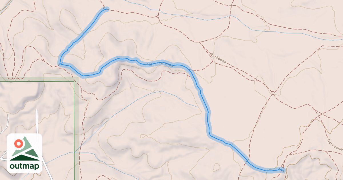Map of Side Oats Loop