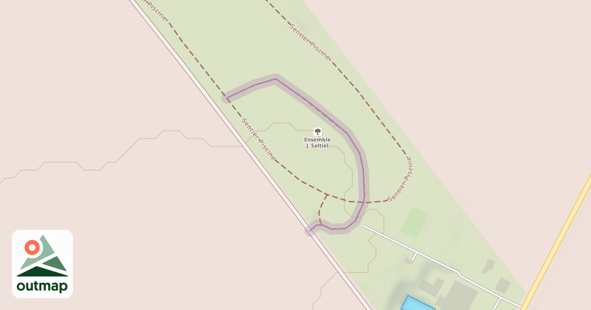 Map of Sentier Piscine