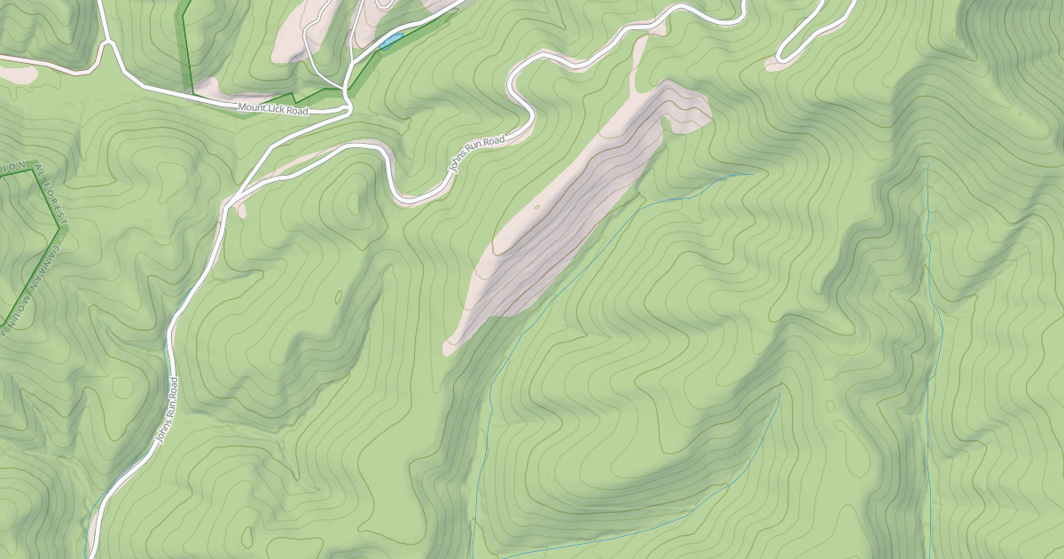 Map preview of RT. FK. JOHNS RUN