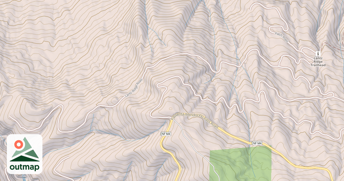 Map of LANTZ RIDGE