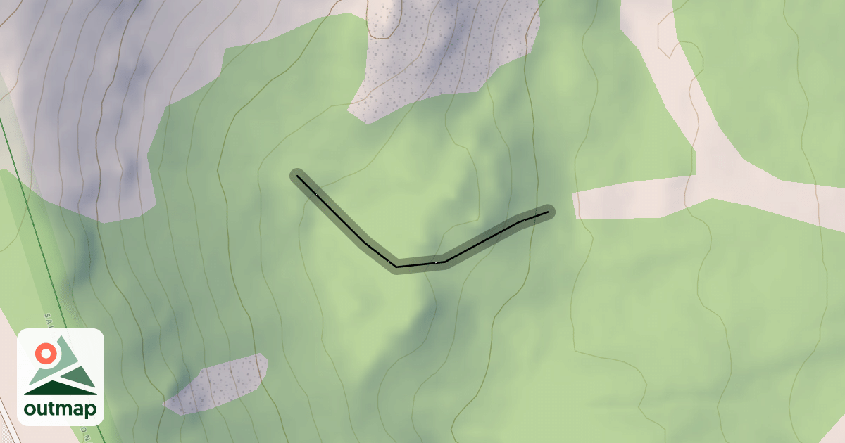 Map of Big Spruce Trail