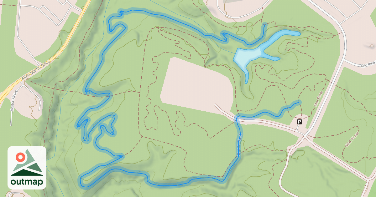 Map of Out 'n Back