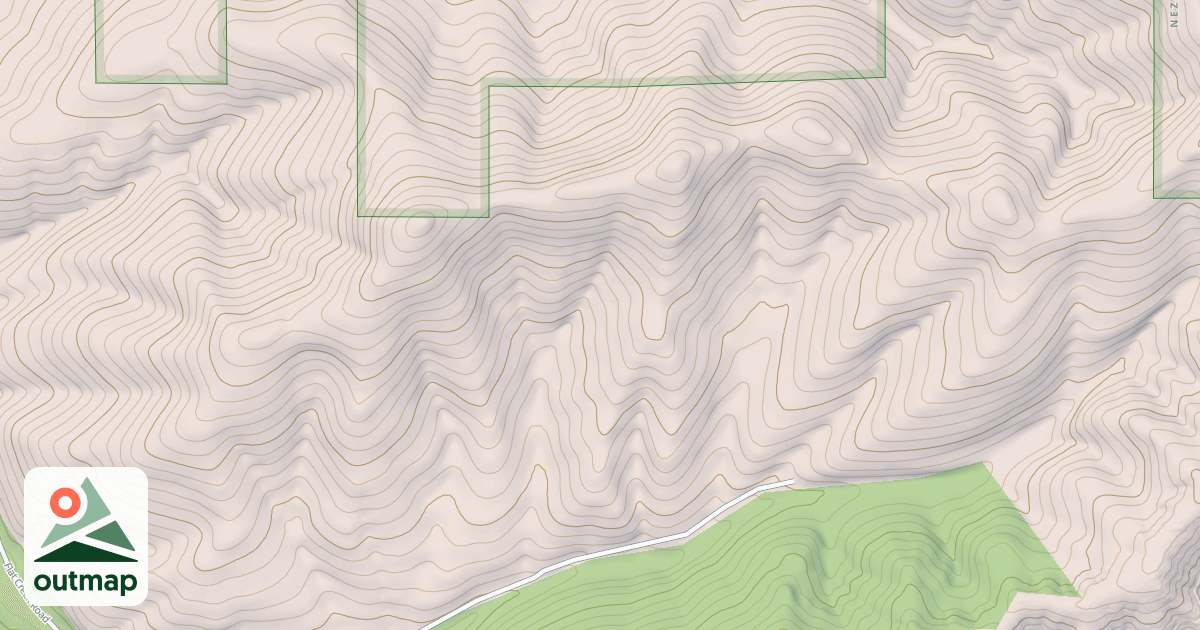 Map of Palouse Ohv - Flat Cr South