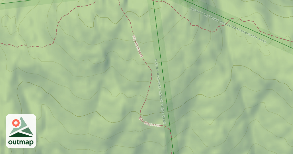 Map of Mt. Hitchcock Trail