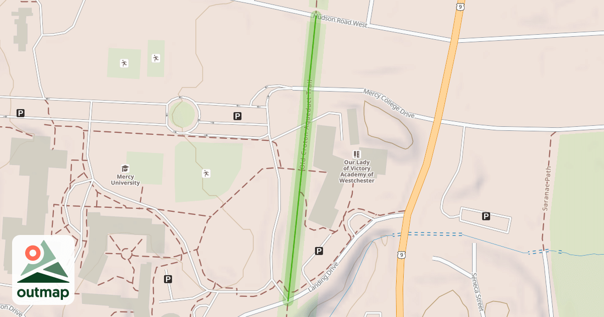 Map of Old Croton Aqueduct Trail