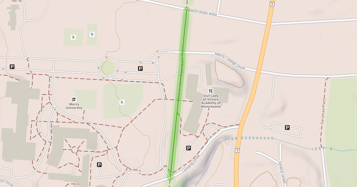 Map preview of Old Croton Aqueduct Trail