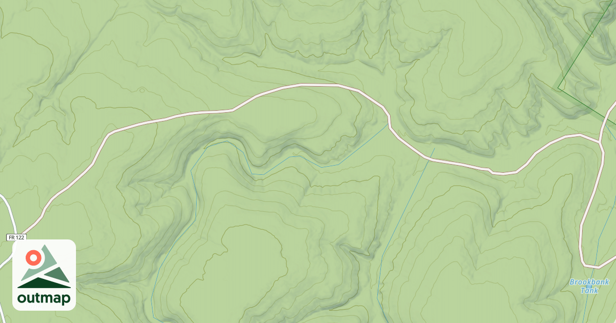 Map of BROOKBANK TANK RD