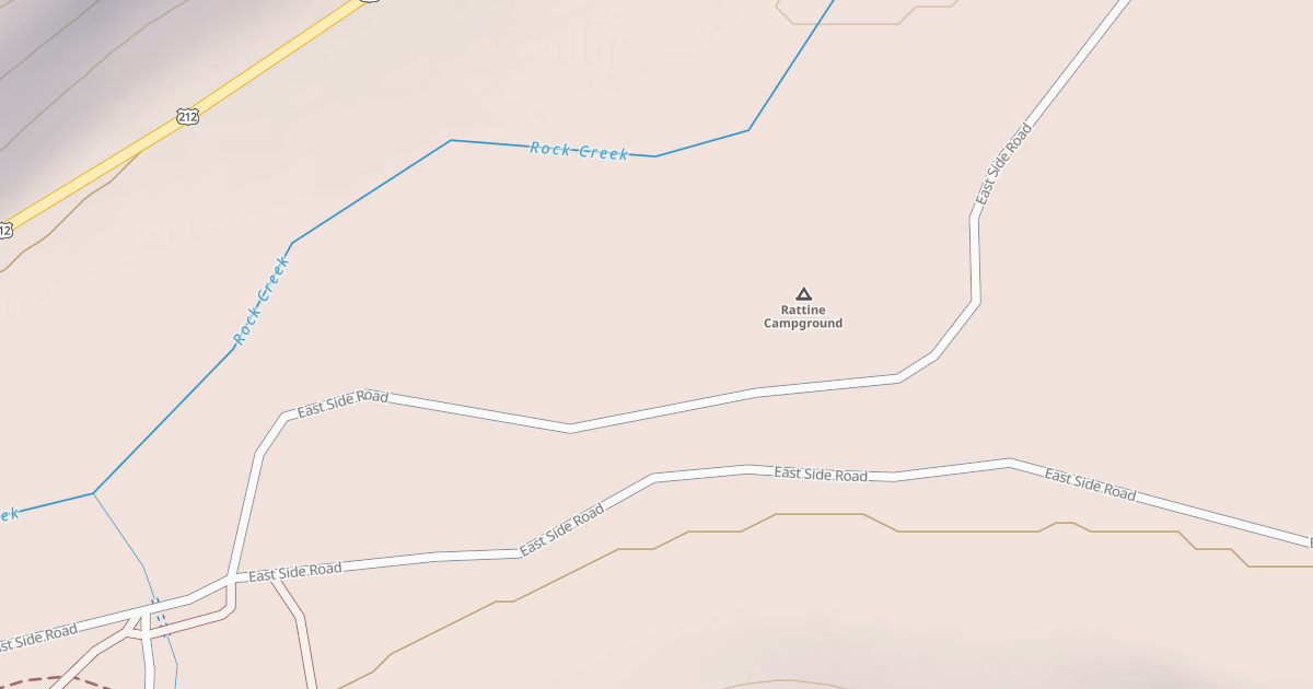 Map preview of RATTIN CAMPGROUND