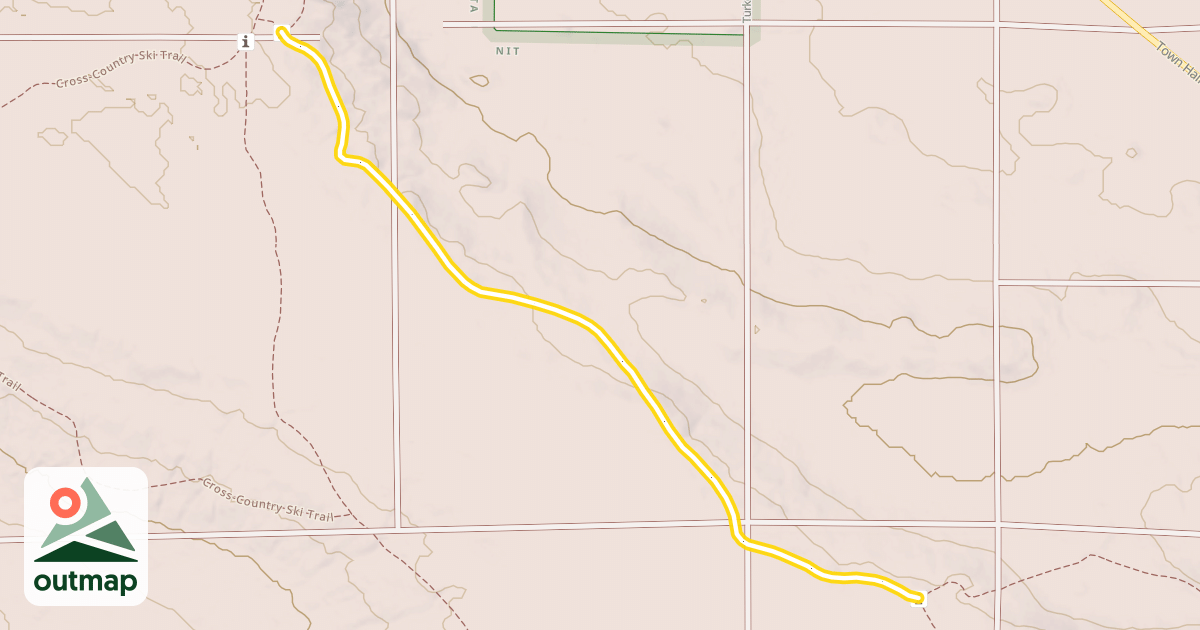 Map of Cross-Country Ski Trail