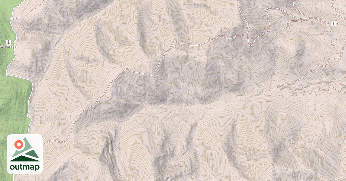 Map of Twin Sisters