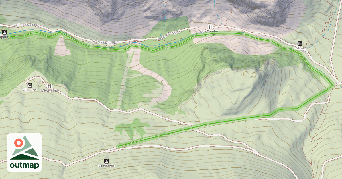 Map of Le Gua