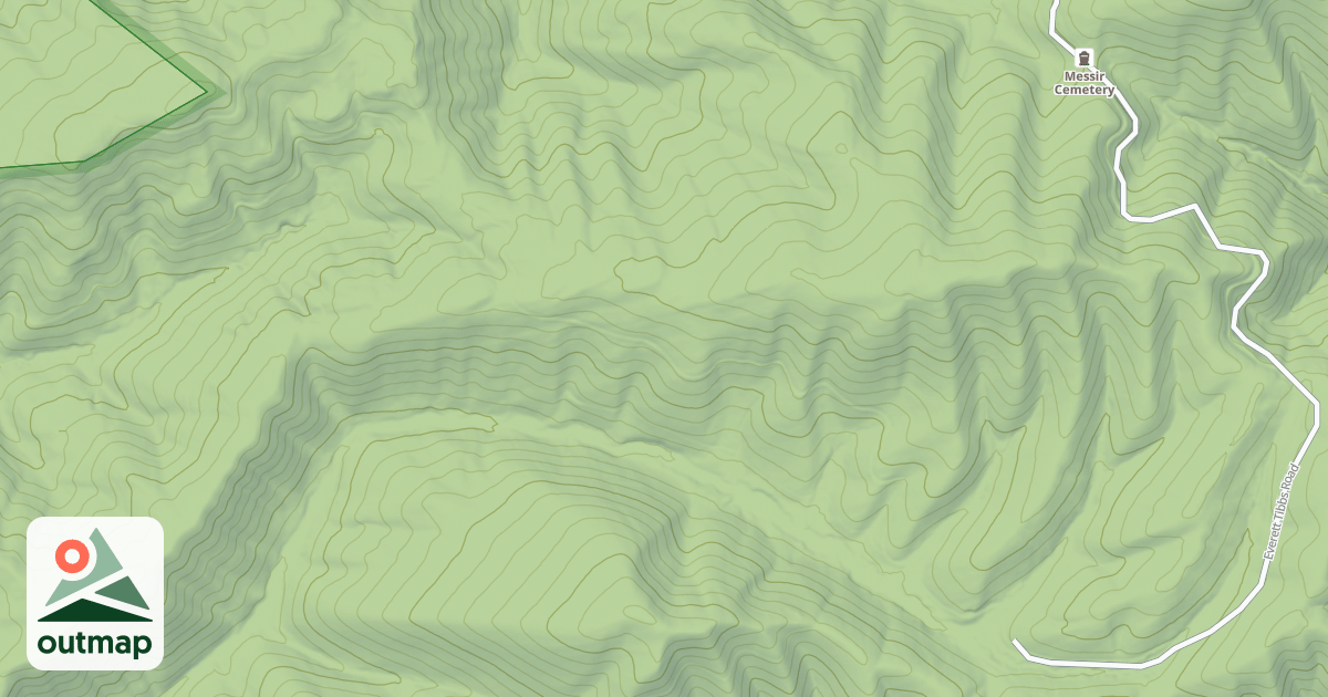 Map of MONDAY LICK