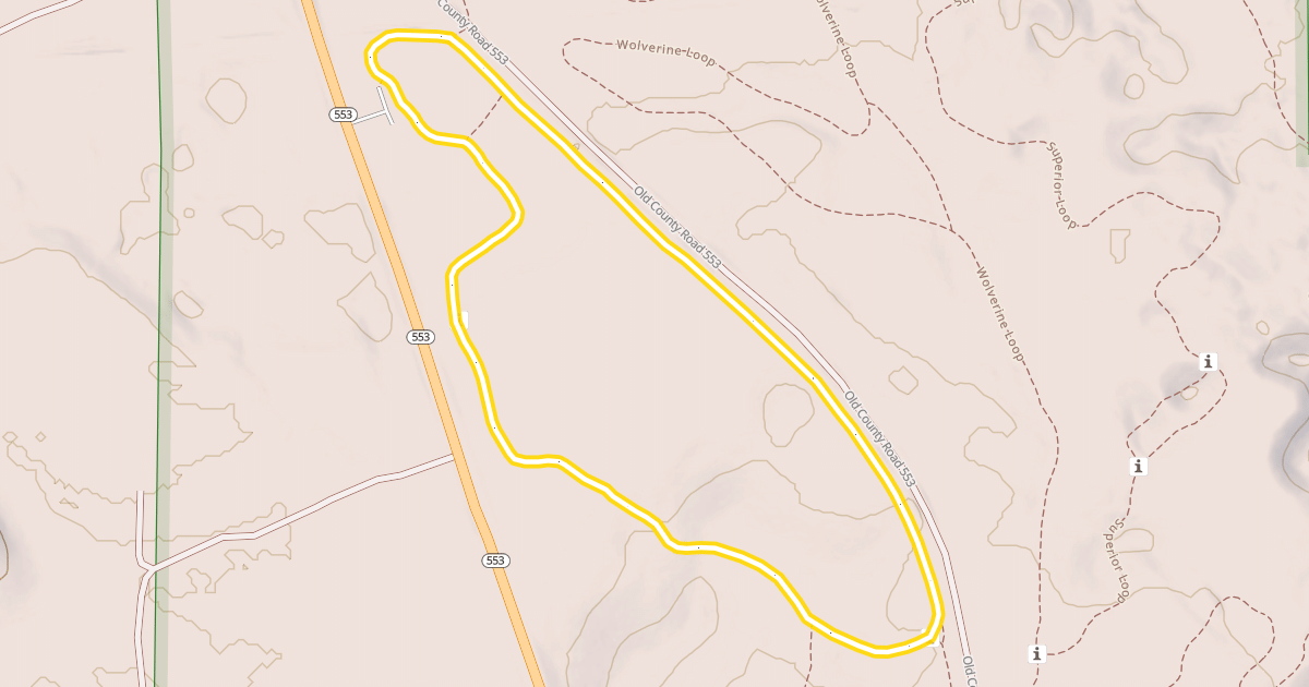 Map preview of Lighted Loop