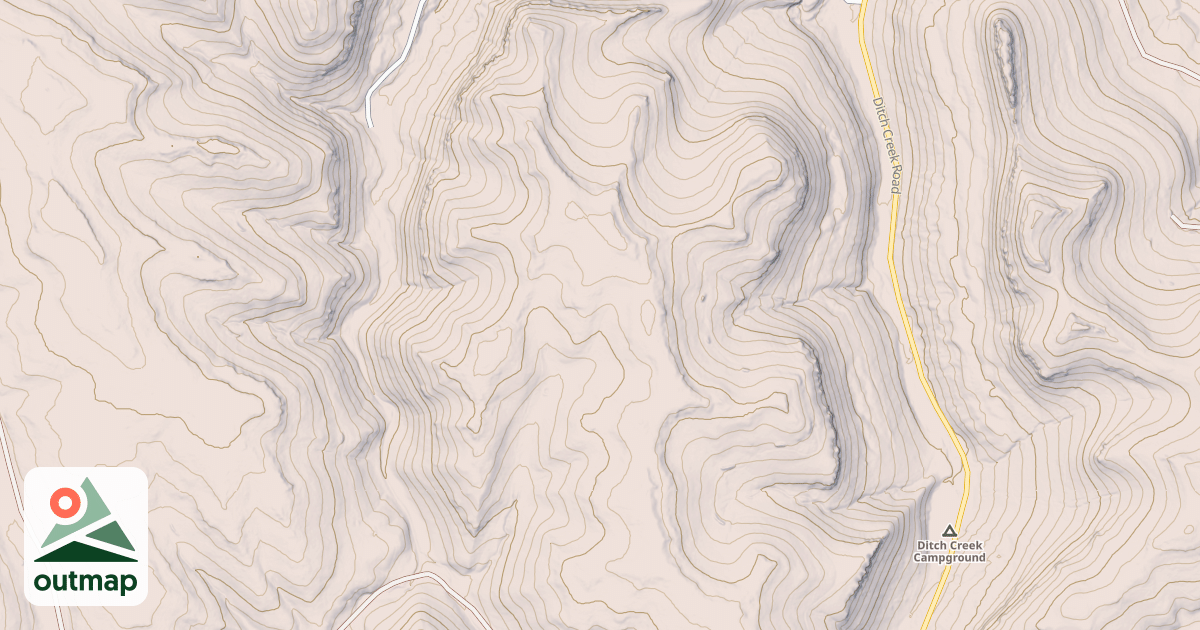 Map of Ditch Creek 20