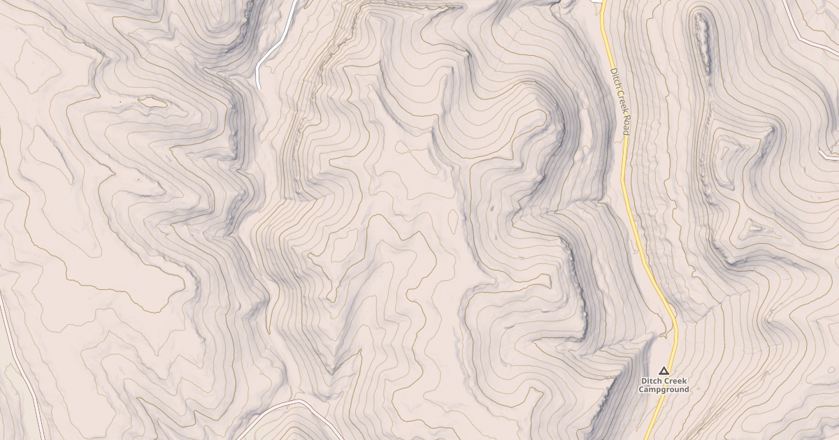 Map preview of Ditch Creek 20