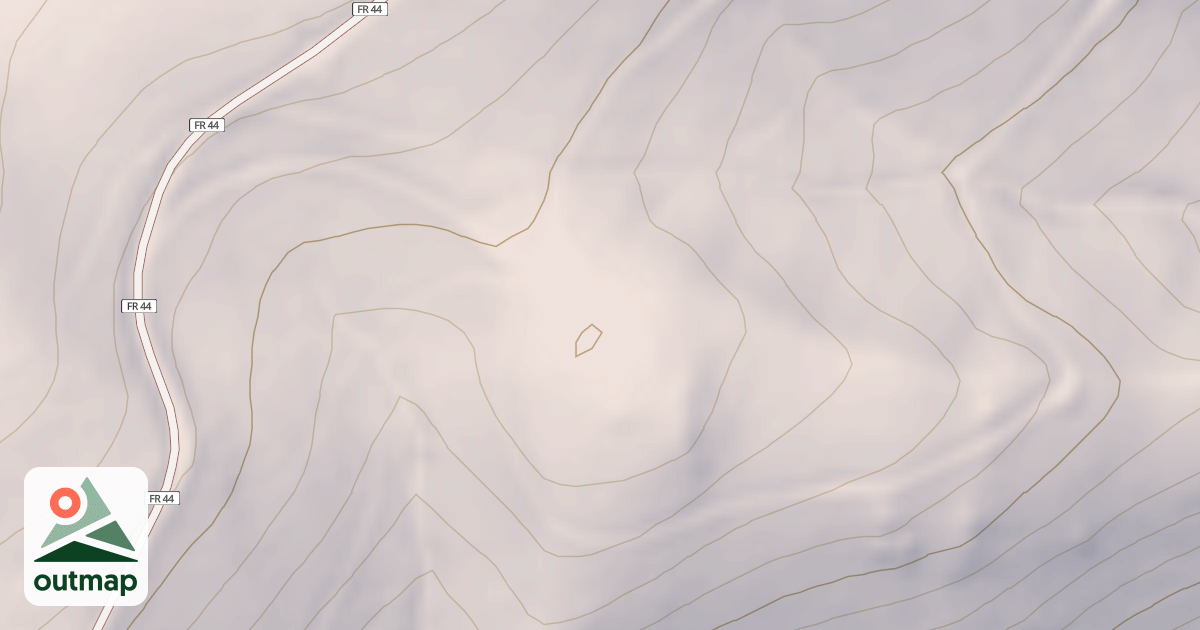 Map of CAVANAH DEEP SPUR