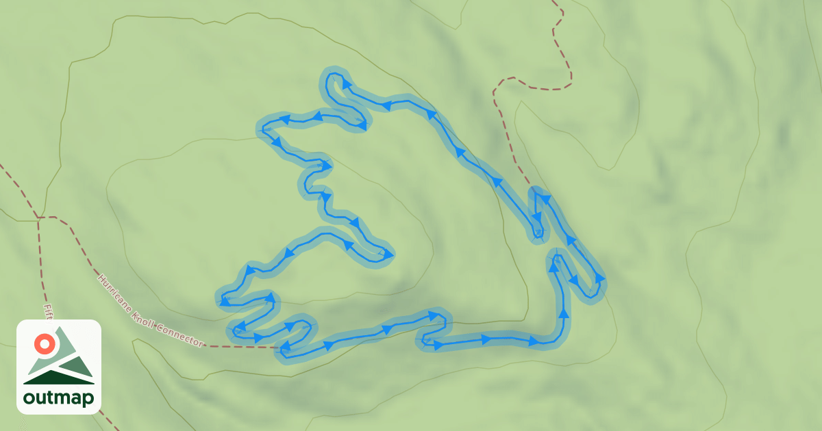 Map of Hurricane Knoll