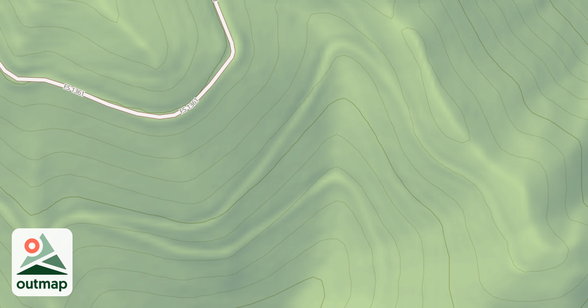 Map of (FDR) SKALKAHO CREEK