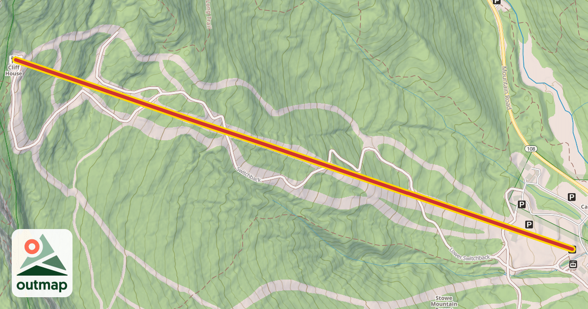 Map of Gondola Skyride
