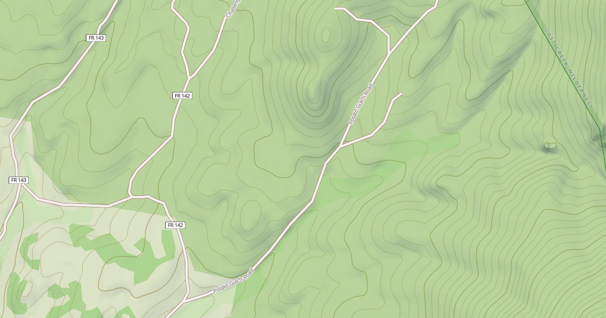 Map preview of POTATO GULCH