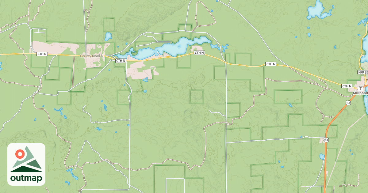 Map of Bear Paw