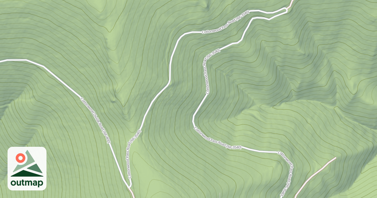 Map of USFS Motor Vehicle Use Map Roads {1544DE82-7A7D-4CB0-B92E-198961E0F1A4}