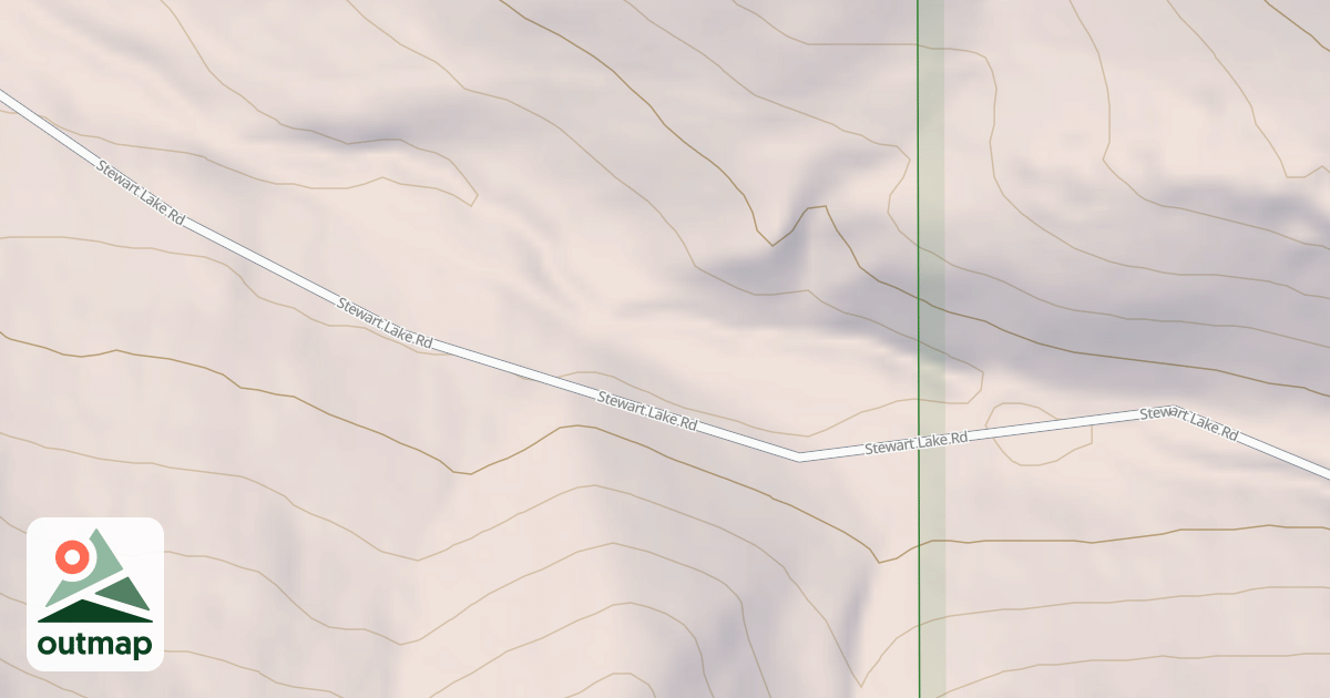 Map of STEWART LAKE SPUR