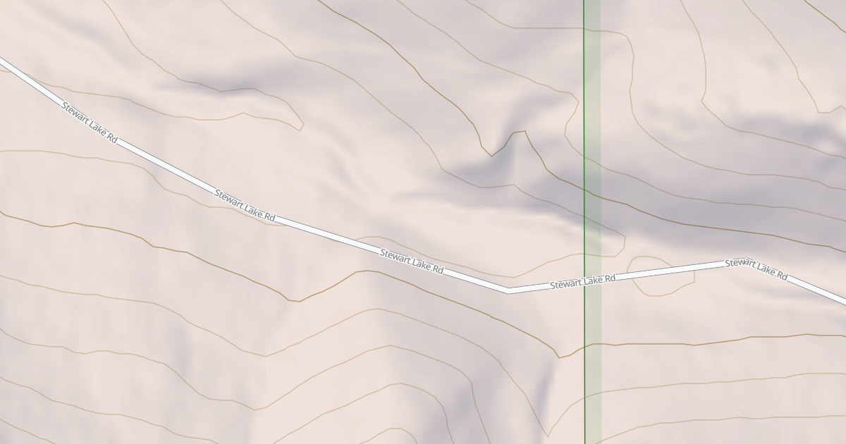 Map preview of STEWART LAKE SPUR