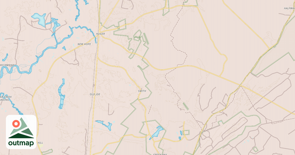 Map of NORTHAMPTON