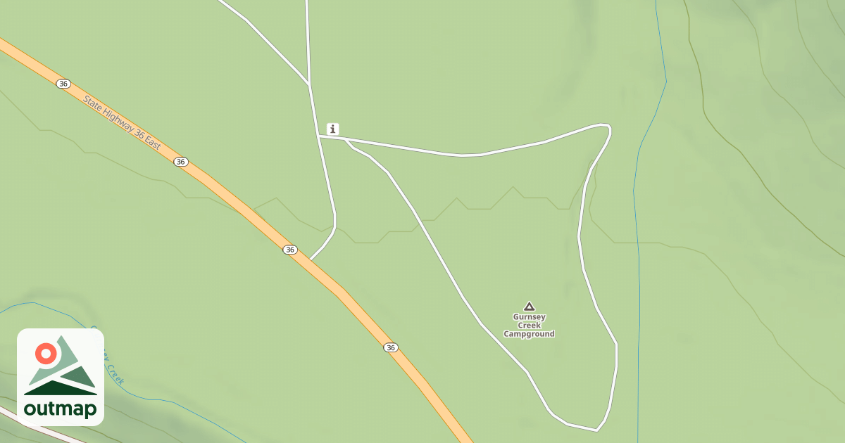 Map of GURNSEY CREEK CG