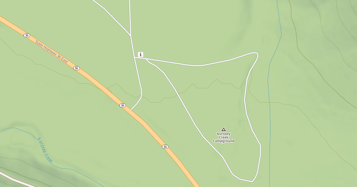 Map preview of GURNSEY CREEK CG